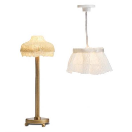 Освещение для домика Lundby Торшер и лампа с абажуром