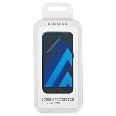 Защитная пленка Samsung ET-FA320 для Samsung Galaxy A3 (2017), прозрачная, 1 шт