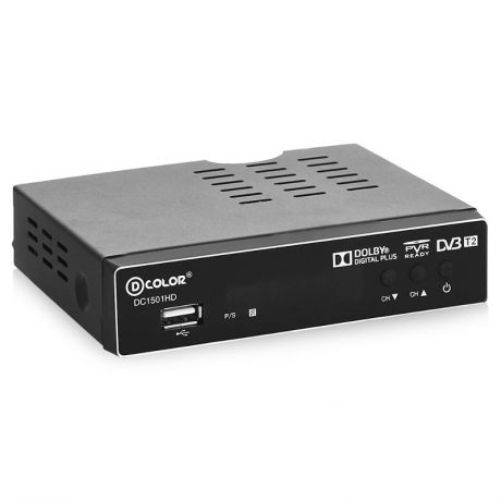 Ресивер DVB-T2 D-Color DC1501HD с AC3