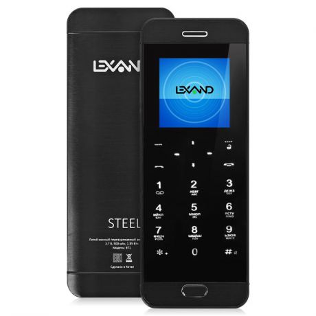 Мобильный телефон LEXAND BT1 Steel, черный