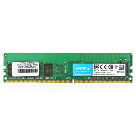 DIMM DDR4, 8ГБ, Crucial CT8G4DFS824A