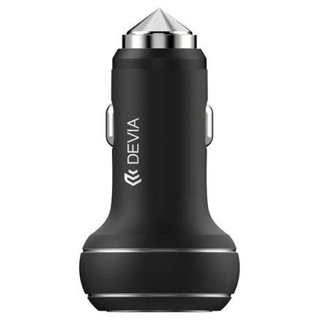Автомобильное зарядное устройство Devia Thor Dual USB Port 2.4А, 2 USB, черный