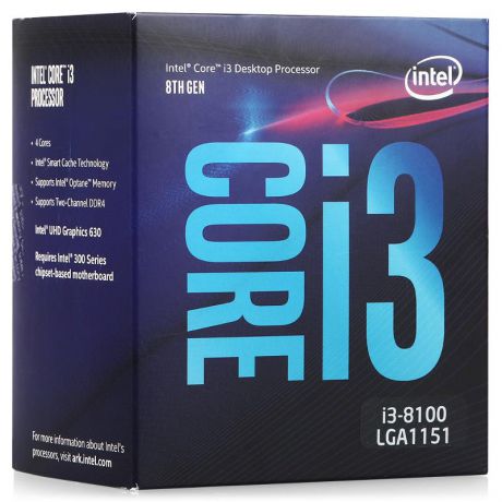 процессор Intel Core i3-8100, BOX