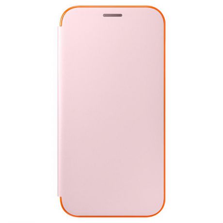 чехол-книжка Samsung для Samsung Galaxy A7 2017, Neon Flip Cover, розовый