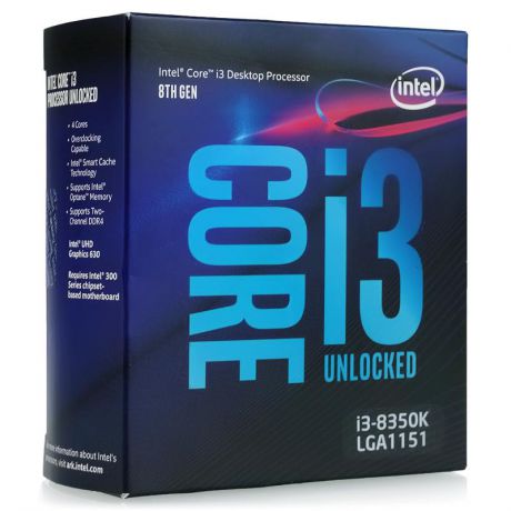 процессор Intel Core i3-8350K, BOX