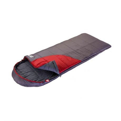 Спальный мешок TREK PLANET Dreamer Comfort, темно-серый/бордовый, левый