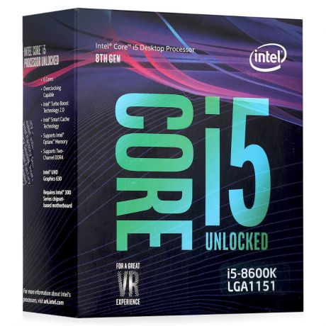процессор Intel Core i5-8600K, BOX