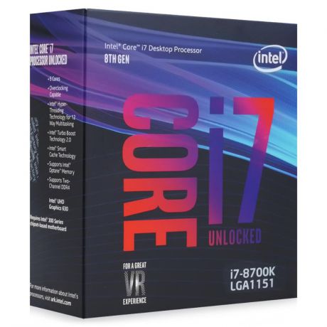процессор Intel Core i7-8700K, BOX