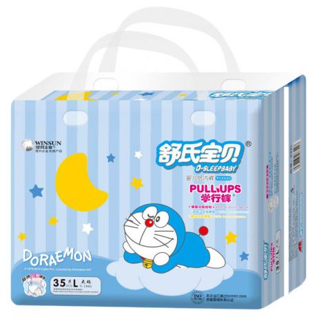 Трусики-подгузники Winsun Doraemon L (9-14 кг), 35 шт