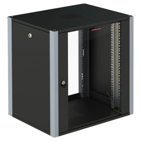 шкаф Sysmatrix, настенный, разборный, 19", 9U 600x350, дверь стекло (+ отвертка, крепеж) [WP 6309.910]