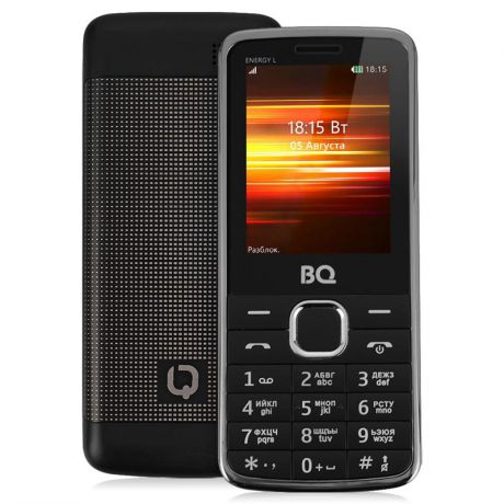 Мобильный телефон BQM 2426 Energy L Black, черный