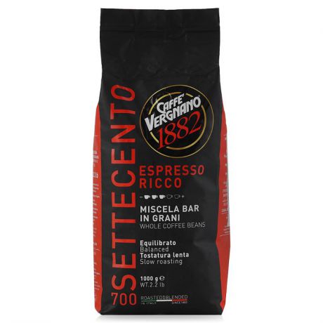 кофе зерновой Vergnano Ricco 700