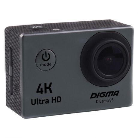 action-камера Digma DiCam 385 4K, крепления в комплекте