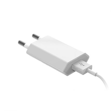 Сетевое зарядное устройство Devia, 1A, 1 USB, белый