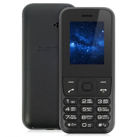 Мобильный телефон Digma LINX A177 2G black, черный