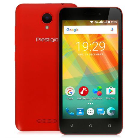 Смартфон Prestigio Wize G3 PSP3510DUO red, красный