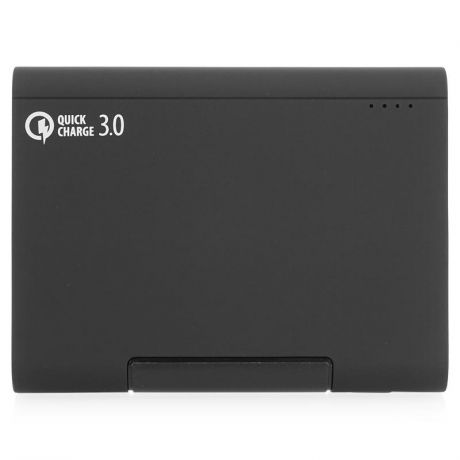 Внешний аккумулятор Qumo PowerAid QC 3.0 10400, черный