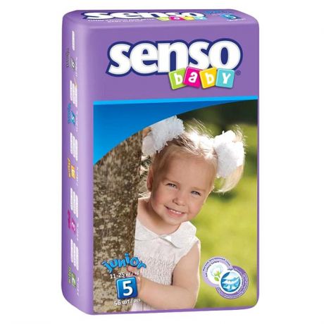 Подгузники Senso Baby junior В5 (11-25 кг), 56 шт