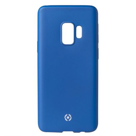 Чехол-крышка Celly Soft Matt для Samsung Galaxy S9, софт-тач, синий