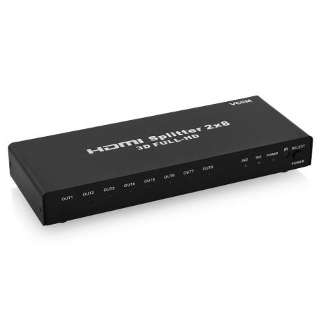 разветвитель-переключатель HDMI 2=>8, VCOM, V.1.4