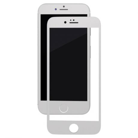 Защитное стекло uBear 3D Full Cover для Apple iPhone 6 / 6S, с рамкой, белый