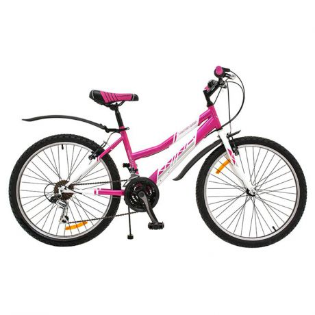 Велосипед Wind Mountain Qeen 24", рама 14, скоростей 18, фиолетовый TS24-18/420L