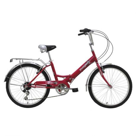 Велосипед Wind Flash 24", скоростей 6, красный FS24-06/502U