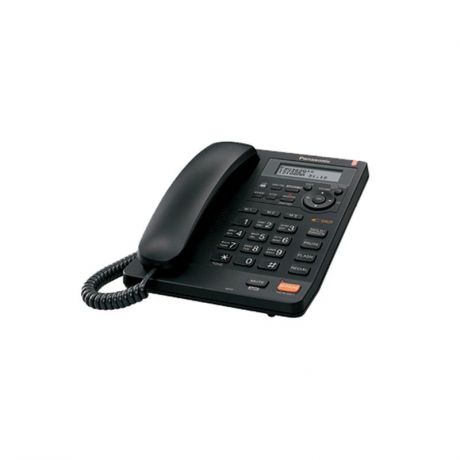 Panasonic KX-TS2570RUB чёрный (АОН, автоответчик, ЖК-дисплей, спикерфон)