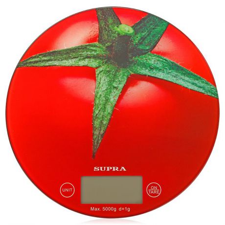 весы кухонные Supra BSS-4300 tomato