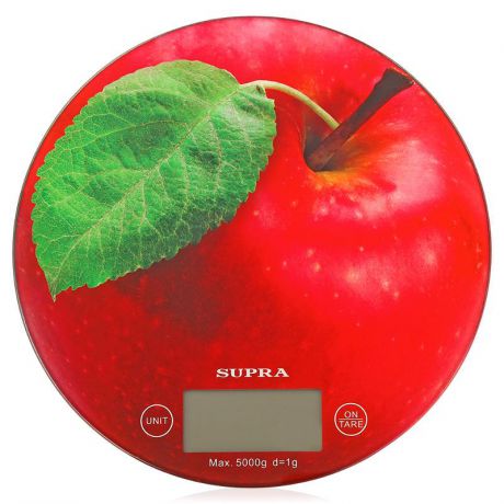 весы кухонные Supra BSS-4300 apple