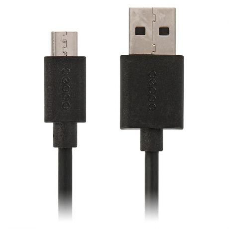 Кабель Deppa, USB - micro USB, 3 м, черный