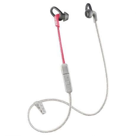 Наушники беспроводные Plantronics BackBeat Fit 305, серый-розовой, c микрофоном