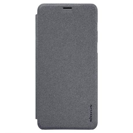 Чехол-книжка Nillkin Sparkle Leather Case для Samsung Galaxy A5 (2018) / A8 (2018), экокожа, черный