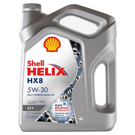 Моторное масло Shell Helix HX8 ECT 5W-30, 4 л, синтетическое