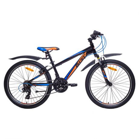 Велосипед двухколесный Аист Rocky Junior 2.0 24", колесо 24 рама 13, черно-оранжевый