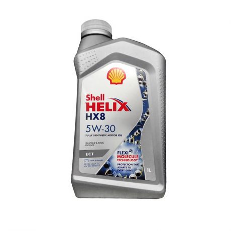 Моторное масло Shell Helix HX8 ECT 5W-30, 1 л, синтетическое