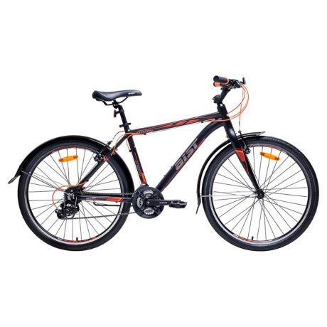 Велосипед двухколесный Аист Citizen 26", колесо 26, рама 18, черно-оранжевый