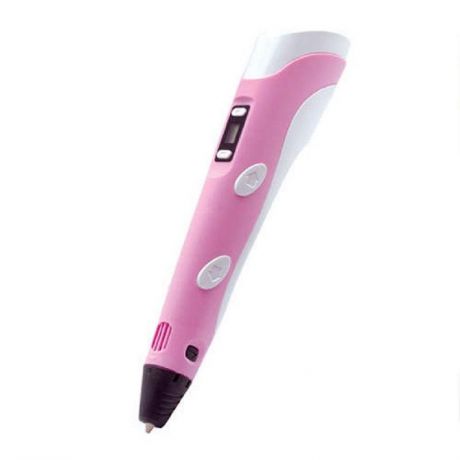 3D ручка 3DPen-2 с LCD дисплеем, розовая