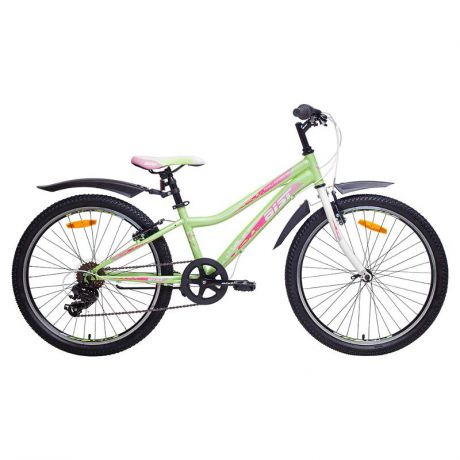 Велосипед двухколесный Аист Rosy Junior 1.0 24", колесо 24 рама 13, зеленый