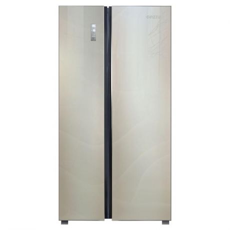 холодильник Ginzzu NFK-530 Gold glass