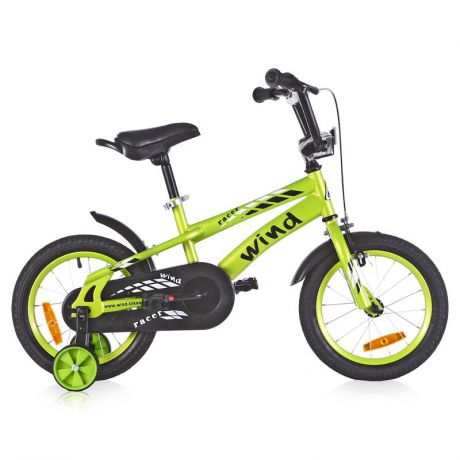 Велосипед Wind Racer 14"1-spd, зеленый KS14-01/605M