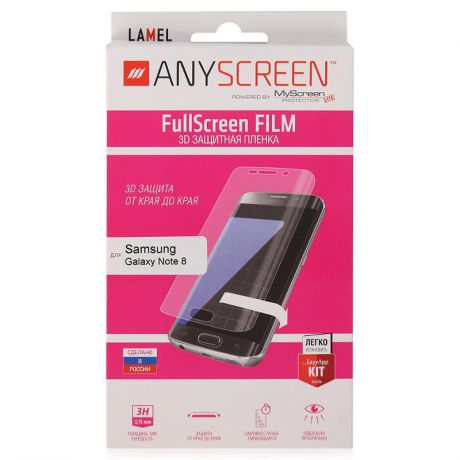 Защитная пленка AnyScreen для Samsung Galaxy Note 8, прозрачная