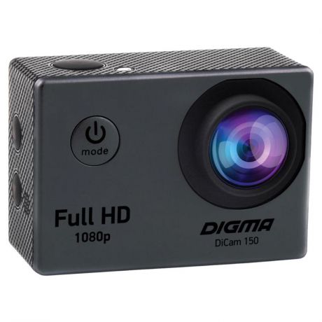 action-камера Digma DiCam 150, крепления в комплекте