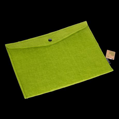 Папка, Lejoys, серия Felt, 345*245 мм, искусственный войлок, на кнопке, зеленый