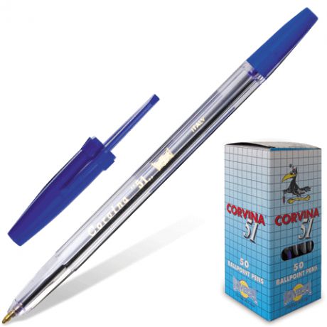 Ручка шариковая, Corvina, синяя