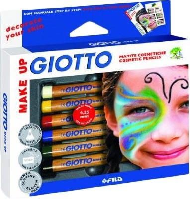 Набор д/творчества GIOTTO MAKE UP CLASSIC Набор д/грима 6 классических цветов карандашей 470200