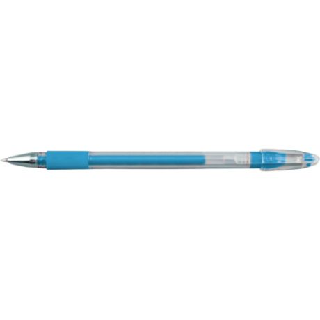 Ручка гелев. PROFF " 0.5мм синяя прозр. корпус с резин. держат. GP8221-04