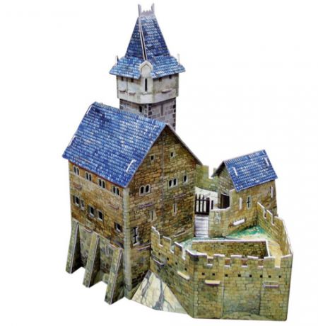 Умная бумага 294 Сборная модель из картона "Охотничий замок"