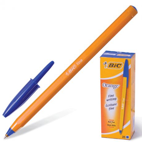 Ручка шариковая Bic Orange Fine 0,5 мм синяя
