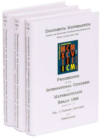 Proceedings of the International Congress of Mathematicians Berlin 1998 (комплект из 3 книг)